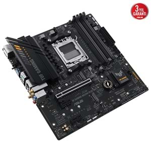 ASUS TUF GAMING A620M-PLUS WIFI A620 DDR5 (Vga Yok) GLan 2.5G mATX HDMI DP US3 WIFI BT M2 RGB AM5 AMD Anakart