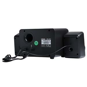 DARK DK-AC-SP214 2+1 11W Siyah 7 Farklı Renk Titreşimli LED Hoparlör