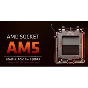 AMD Ryzen 7 7700X (8 Çekirdek) 4.5GHz ~ 5.4GHz 32mb AM5 İşlemci Tray (Fansız)