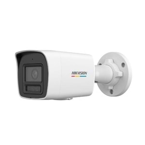 HIKVISION DS-2CD1047G2H-LIUF 1/3'' Cmos Sensör 4MP 2.8mm Smart Hybrid Light POE Sesli ColorVu Bullet IP Güvenlik Kamera