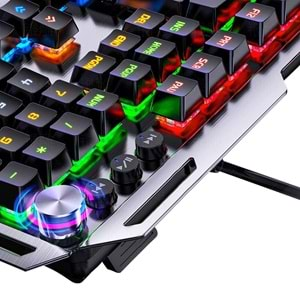 QUADRO TRON X100 Q Türkçe USB RGB Mekanik Gaming Klavye