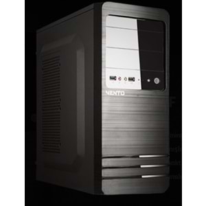VENTO VS114F 500W Peak Siyah Mid Tower ATX Kasa
