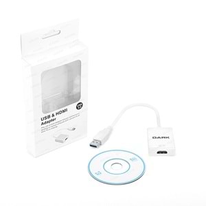 DARK DK-AC-UGA33 HDMI USB 3.0 / 2.0 (Harici Ekran Kartı ) Çevirici