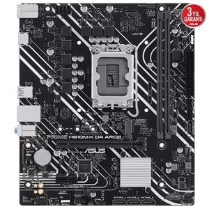 ASUS H610M-K D4 ARGB H610 DDR4 (Vga Yok) GLan mATX HDMI USB3.2 M2 RGB 1700p Anakart