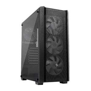 FRISBY FC-9440G 650W 80+ Siyah RGB Fan Mid Tower ATX Kasa