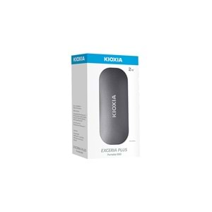KIOXIA LXD10S002TG8 EXCERIA PLUS Mini 2TB (1050/1000MB/s) USB ve TYPE-C Siyah Taşınabilir SSD Harddisk
