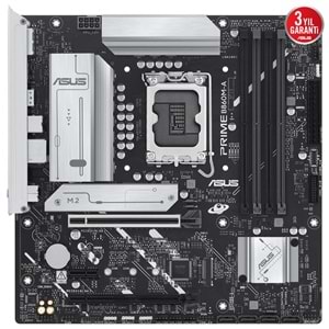 ASUS PRIME B860M-A-CSM B860 DDR5 (Vga Yok) GLan 2.5G mATX HD DP TYP-C M2 ARGB 1851p Anakart