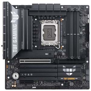 ASUS TUF GAMING B860M-PLUS WIFI B860 DDR5 (Vga Yok) GLan 2.5G mATX HD DP TYP-C WF7 BT M2 1851p Anakart