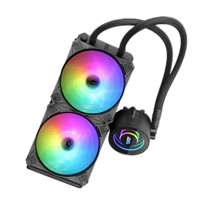 AIGO DX240 V2.6 1700/1851/1200/AM5/ 240 mm ARGB Siyah Sıvı Soğutma