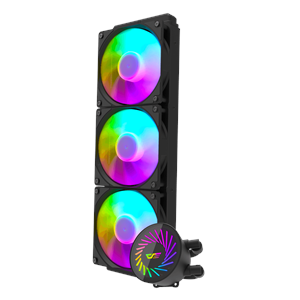 AIGO DCS360 LGA1700/AM4/AM5 360 mm ARGB Siyah Sıvı Soğutma