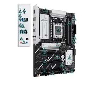 ASUS B650E MAX GAMING WIFI B650 DDR5 (Vga Yok) GLan 2.5G ATX HD DP WIFI6 BT M2 RGB AM5 AMD Anakart