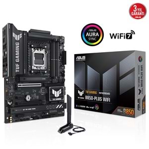 ASUS PRIME B850-PLUS WIFI B850M DDR5 (Vga Yok) GLan 2.5G ATX HD DP WIFI6 BT M2 RGB AM5 AMD Anakart