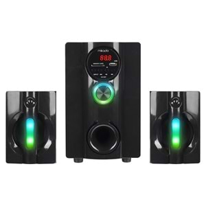 MIKADO MD-95BT 2+1 Multimedya 20W Siyah FM/BT/SD/USB Hoparlör