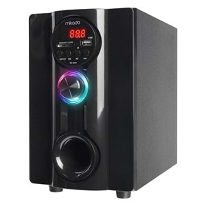MIKADO MD-95BT 2+1 Multimedya 20W Siyah FM/BT/SD/USB Hoparlör