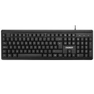 EVEREST KB-741F F Türkçe USB Standart Siyah Klavye