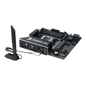 ASUS TUF GAMING B850M-E WIFI B850M DDR5 (Vga Yok) GLan 2.5G mATX HD DP TYP-C M2 WIFI BT AM5 AMD Anakart