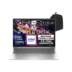 HP ProBook 460 G11 9Y7B8ET-32G Ultra 7-155H 32GB 512GB SSD 4gb RTX2050 16