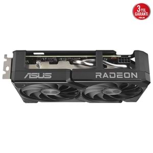 ASUS DUAL-RX9060XT-8G 8GB AMD RX9060XT GDDR6 128bit 2xDP 1xHDMI 16x Ekran Kartı