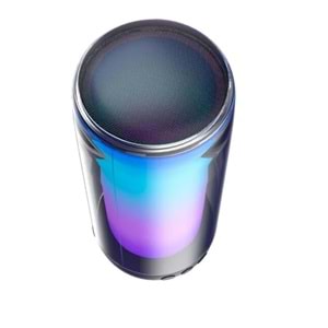 LECOO RS13 RGB Aydınlatmalı 5W Siyah Bluetooth/USB/SD Taşınabilir Hoparlör