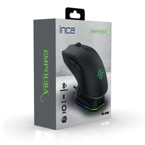INCA IMG-326MX Bluetooth Kablosuz 2.4Ghz siyah Şarjlı Mouse