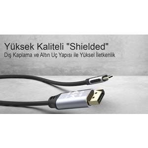 INCA ITCD-02TX 2 Mt TYPE-C TO DİSPLAYPORT Kablo