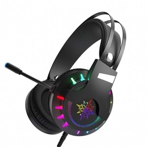 INCA IGK-X10 7.1 Surround RGB Siyah Kulaküstü Mikrofonlu Kulaklık