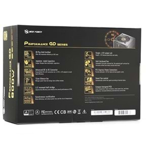 HIGH POWER HP1-J800GD-F12S 800W 80+ Gold Siyah 12cm Fanlı Power Supply