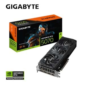 GIGABYTE RTX5070 GV-N5070WF3OC-12GD 12GB Geforce RTX5070 GDDR7 192bit HDMI 3xDP 16x Ekran Kartı