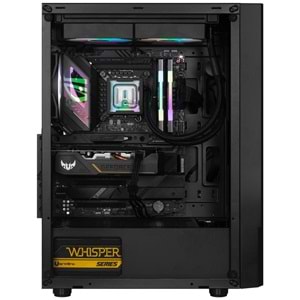 BITFENIX 4F-Black PROTON 600w 80+ Siyah Tempered Glass Mid Tower ATX Kasa