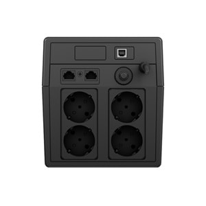 TESCOM LEO 1000VA (2x12V 7AH Akü) Line Interactive 5/10 dk UPS