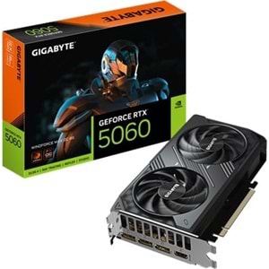 GIGABYTE RTX5060 GV-N5060WF2MAX OC-8GD 8GB Nvidia RTX5060 GDDR7 128bit HDMI 3xDP 16x Ekran Kartı