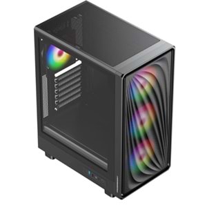 POWER BOOST PB-A5065B 600W 80+ Bronze Siyah Mesh Panel Mid Tower ATX Kasa