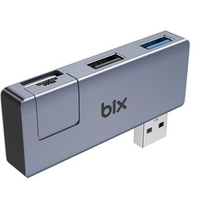 BİX BX22HB USB to USB 3.2 USB 2.0 RJ45 Dönüştürücü Adaptör