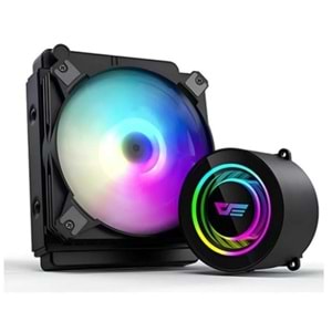 AIGO DX120 1700/1851/1200/AM5/ 120 mm ARGB Siyah Sıvı Soğutma
