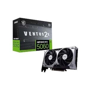 MSI RTX5060 8G VENTUS 2X OC 8GB Nvidia RTX5060 GDDR7 128bit HDMI 3xDP 16x Ekran Kartı