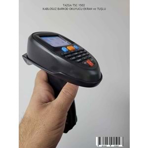 TAZGA TSC 1502-3 EKRANLI/HAFIZALI 1D SAYIM CİHAZI