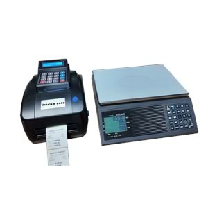 JETVİEW 400D TERAZİ UYUMLU ETİKET YAZICI (EKRANLI 500 PLU ÜRÜN HAFIZALI)