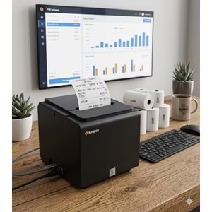 SUNPOS JP-R840 TERMAL FİŞ YAZICI USB / ETHERNET / SERI 80MM 58MM