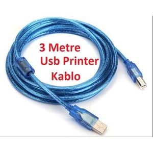 USB YAZICI KABLOSU 3 METRE