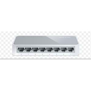 HUB-TP-LINK 8 PORT TL-SF1008D 10/100 PLASTIK KASA SWITCH