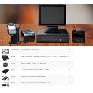 PLUS PAKET BİLGİSAYAR, YAZARKASA,YAZICI, OKUYUCU, ÇEKMECE 15