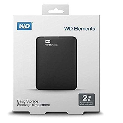 WESTERN DIGITAL WDBU6Y0020BBK-WESN Elements Portable 2.5