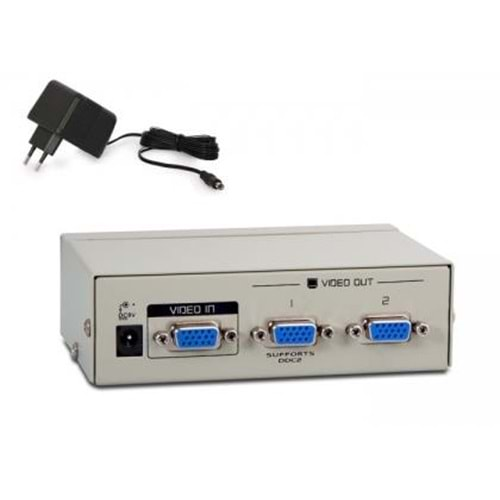 S-LINK SL-2502 2 Port VGA Splitter (Çoklayıcı)