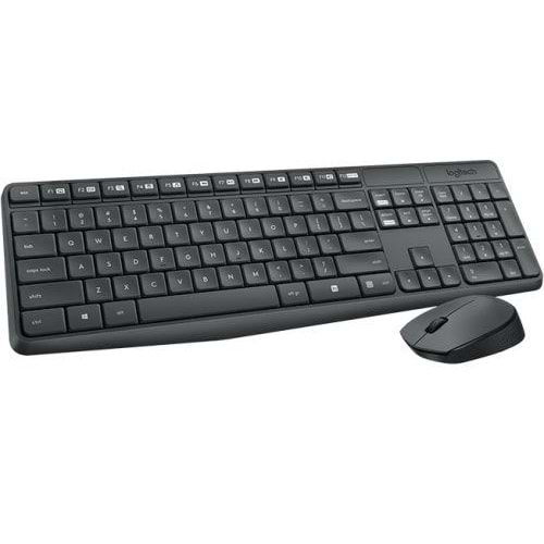 LOGITECH MK235 Q Türkçe Kablosuz Siyah Klavye+ Mouse