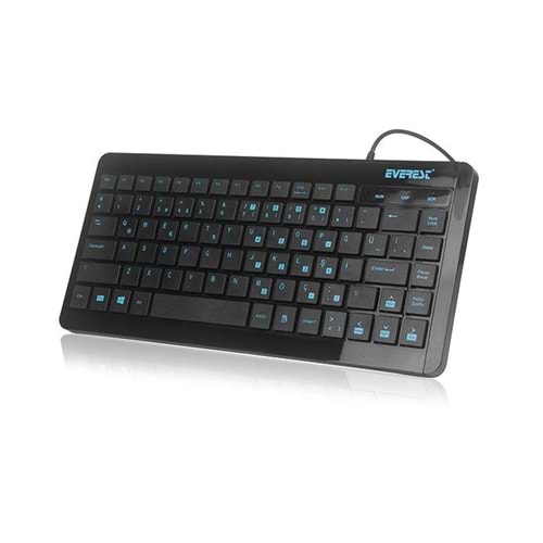 EVEREST KB-410 Q USB Mini Siyah Klavye