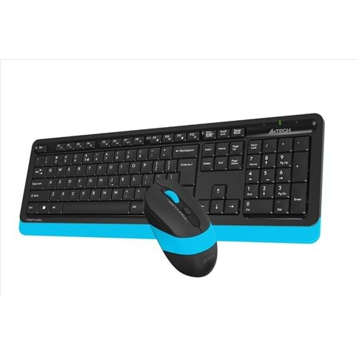 A4 TECH FG1010 Q Türkçe Kablosuz Mavi 2000dpi Klavye+ Mouse