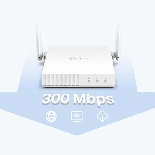 TP-LINK TL-WR844N 4 Port 300mbps 2xAnten Kablosuz N Router