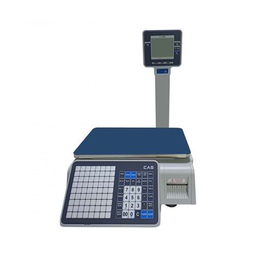 CAS CL3000 P 15 KG RS232 / Ethernet Boyunlu Barkodlu Terazi