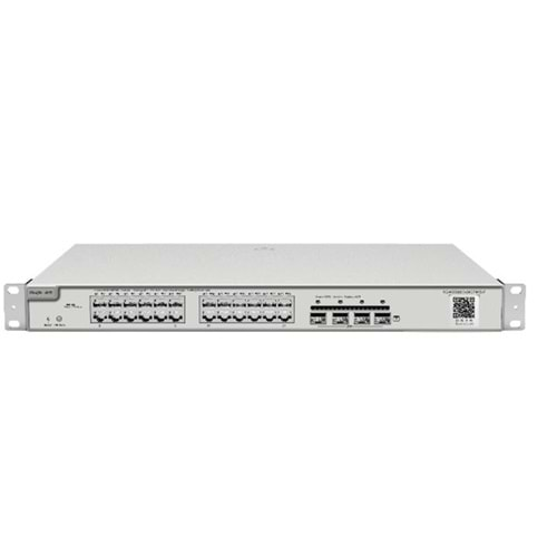 RUIJIE-REYEE RG-NBS3200-24GT4XS 24 Port 10/100/1000 Yönetilebilir (L2) 4 ADET 10G SFP Rack mount Switch