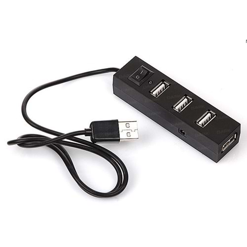 DARK DK-AC-USB241 4 Port Açma/Kapama Butonlu USB 2.0 USB Çoklayıcı